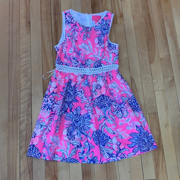 Lilly Pulitzer Dresses & Skirts - Lilly Alicia Dress Pink Tropics Size 10